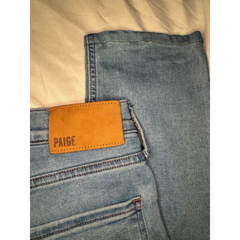 PAIGE Lennox Jeans 30‎ Blue Slim Fit Premium Stretch Denim Streetwear - Picture 3 of 7